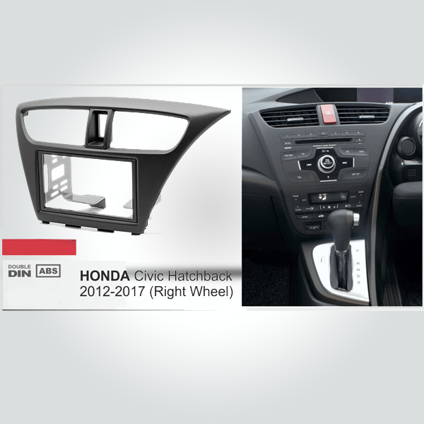 Buy honda 2012 2015 civic 2 din fascia trim plate south